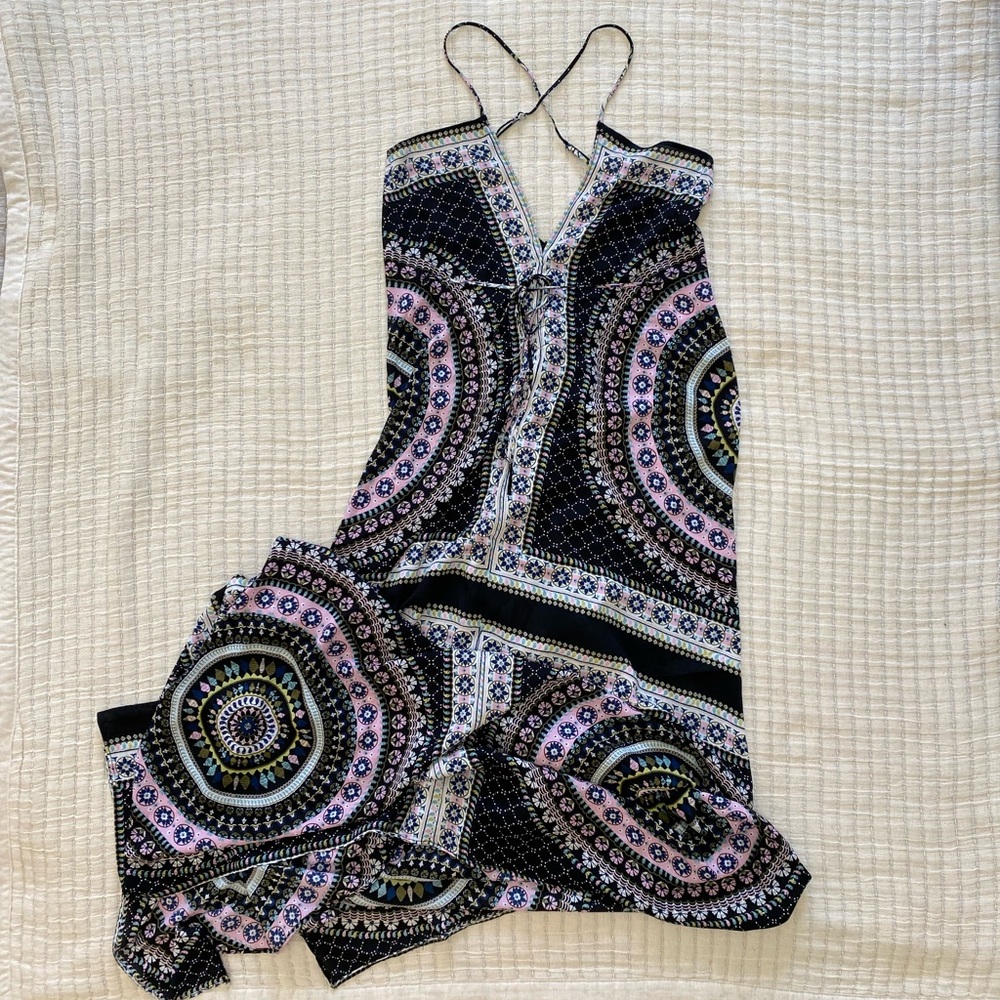 Printed Boho Hippie Maxi Dress